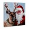 Stupell Industries Rosy Cheeked Santa & Reindeer Canvas Wall Art, design by Sara Culpepper